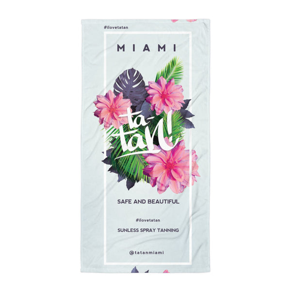 Ta-Tan! Miami Beach Towel Exotic Flowers <br><b>(Limited Edition)</b>